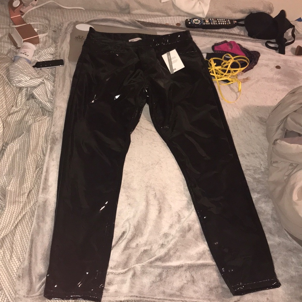 Vinyl Skinny Jeans